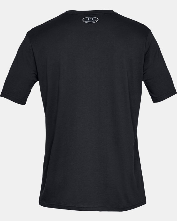 Men's UA Team Issue Wordmark Short Sleeve, Black, pdpMainDesktop image number 6